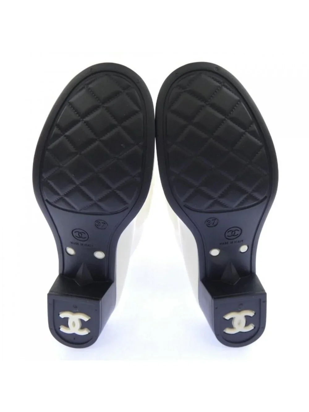 Chanel Rain Boots White